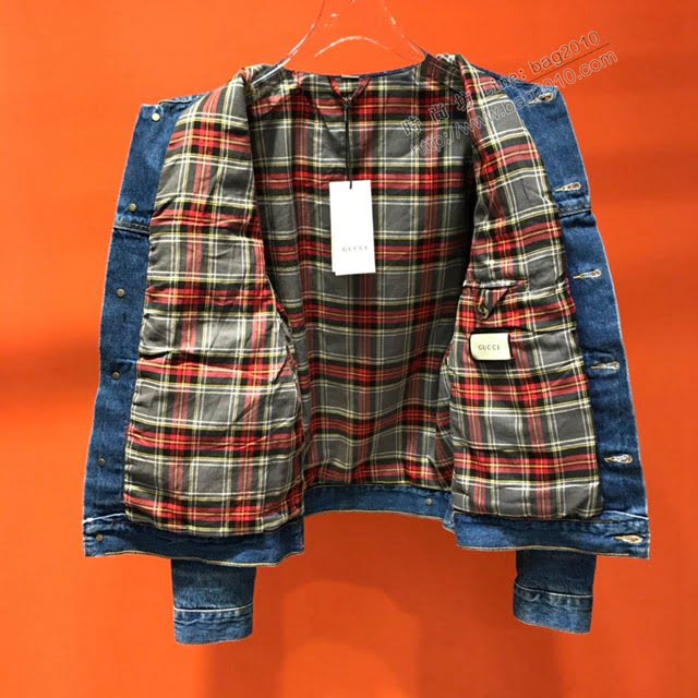 Gucci牛仔外套 2020新款牛仔衣 男女同款 最高品質 古奇外套  tzy2568